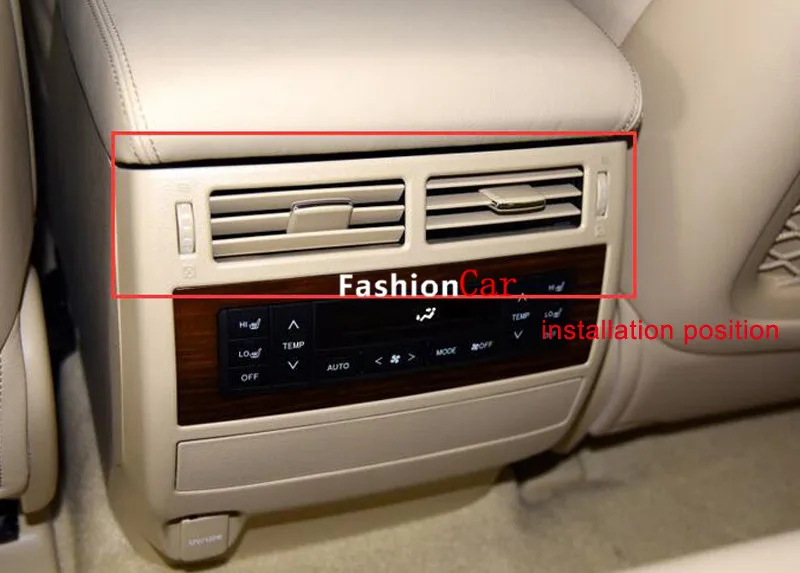 Buy Rear armrest Air Condition Vent Outlet Cover For Toyota Land Cruiser LC200