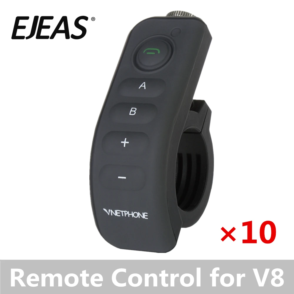 10 Packs Handle Bar Handlebar Remote Control For V8 Bluetooth
