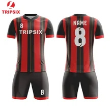 Полиэстер дышащий Быстросохнущий сублимационный напечатанный сухой Fit Футбол Джерси