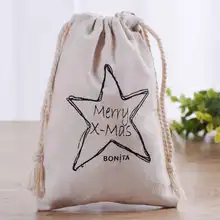100 шт с принтом логотипа хлопчатобумажная сумка на шнурке Женская дорожная упаковка Органайзер многоразовая сумка для покупок женская сумка для хранения багажа