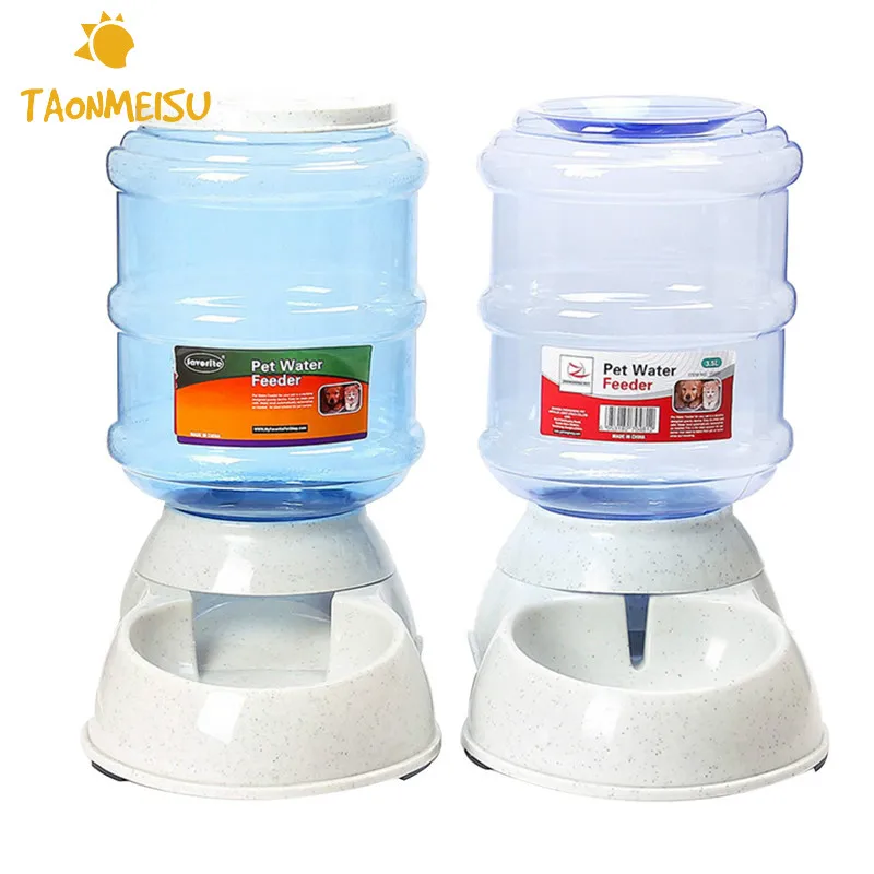 3.5L Pet Automatic Feeders Drinkers Animal Drinking Feeding Machine Water Food Bowl for pets | Дом и сад