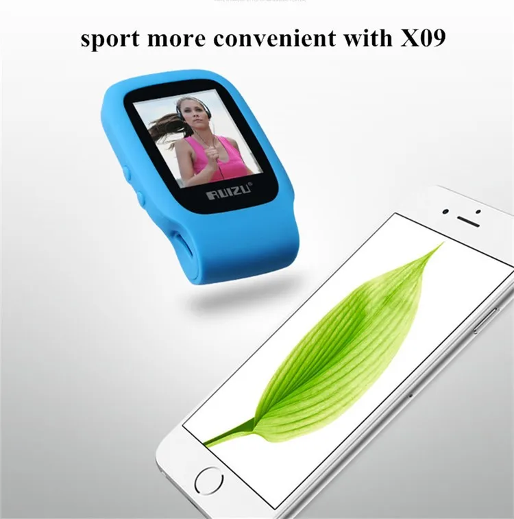 RUIZU X09 MINI MP3 Player Running Sports Clip Mp3 Walkman Support TF Card Music Player With 1.5 inch Screen E-Book Recording FM (4)