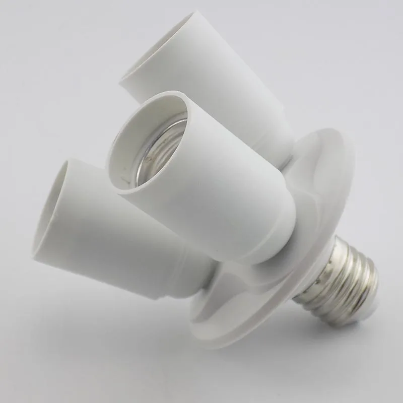 1 E27 до 3 E27 адаптер лампа база штекер светильник разветвитель для ламп светодиодный светильник розетка 110 V-240 V адаптер лампы конвертер держатель 3 головки
