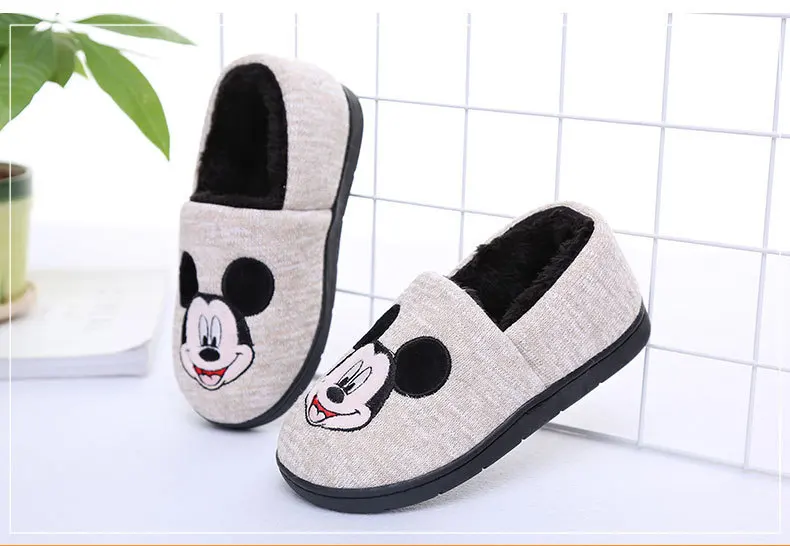 Sapatos de Bebê Disney Mickey Minnie Inverno Crianças Algodão Chinelo Sapatos Meninos - Meninas Indoor Aquecimento Casa Criança 2020 14 Computers & Electronics