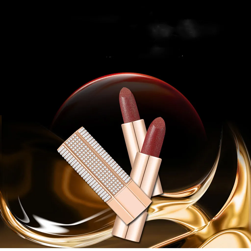 

2019 New Natural matte lipstick Makeup Waterproof Sexy Hydrating Long Lasting Lip Gloss Lipstick maquiagem profissional completa