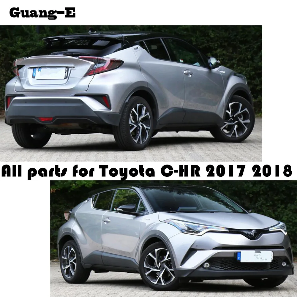 Для TOYOTA C HR CHR 2017 2018 2019 2020 Автомобильная хромированная головка из АБС пластика