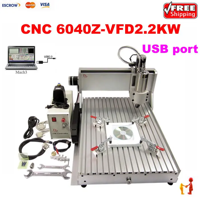 2017 newest 2.2kw cnc router 6040 3axis cnc machine for sale small cnc machine,mini cnc router