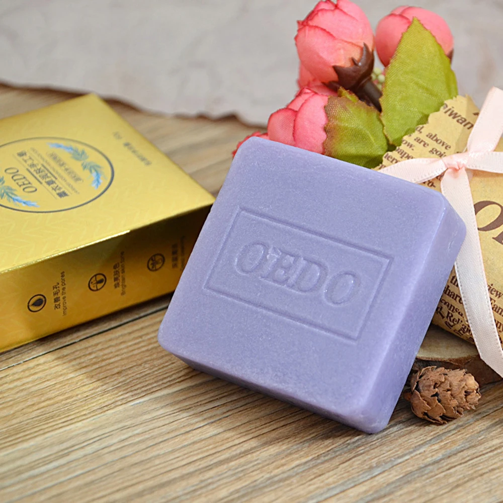 Lavender/rice/fruit Handmade Soap Gentle Cleansing Removal Pimple Pores Treatment Moisturizing Face Care Savon Au TSLM1