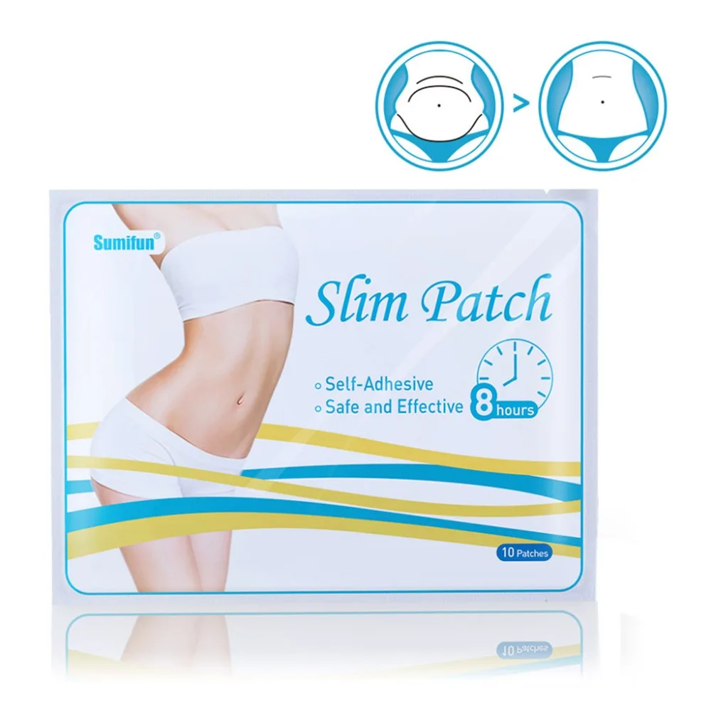 10Pcs/Set Weight Loss Natural Plant Medicine Slimming Patches Body