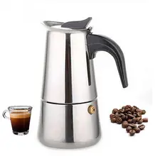 300 ML Edelstahl Moka Express 6-Cup Kaffeemaschine Herd Espresso Topf