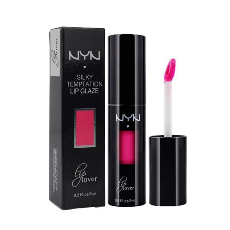 

New Arrival Silky Temptation Lip Glaze Lip Gloss High Quality Long Lasting Waterproof Lipgloss woman Matte Lipstick NYN Brand