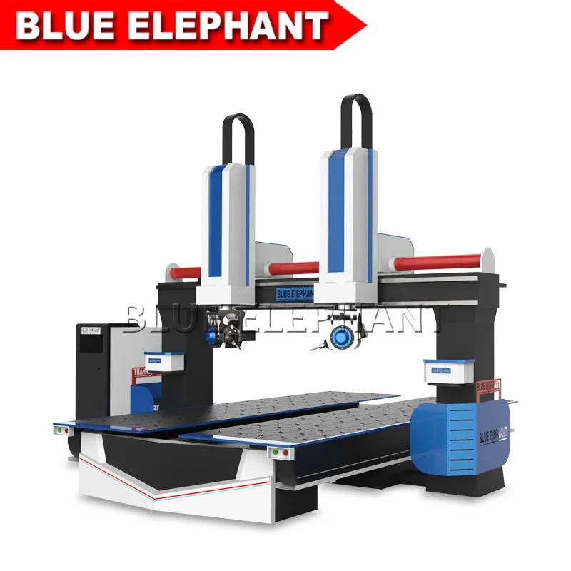 

Blue Elephant 1224 high-efficiency CNC turning 5 axis machine equipment woodworking cnc machines China for sale