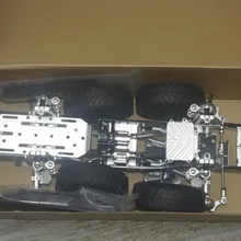 CNC алюминиевый 1:10 металлический гоночный Радиоуправляемый грузовик гусеничный вариант для осевой рамы scx10 по DHL или EMS