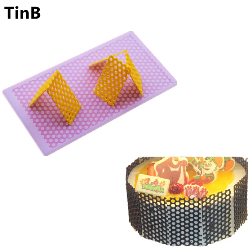 

Hot DIY 3D honeycomb Silicone Chocolate Mold Bakeware Birthday Cake Cookie Decorating Tools Chocolate Mould Stencil Muffin Pan