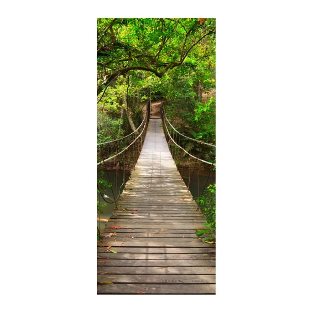 200*77 سنتيمتر 2 قطعة/المجموعة الباب ملصقا الجسر شنقا جسر جدار ملصقا المنزل غرفة نوم غرفة المعيشة ديكور ملصق PVC للماء صائق 200*77 سنتيمتر 2 قطعة/المجموعة الباب ملصقا الجسر شنقا جسر جدار ملصقا المنزل غرفة نوم غرفة المعيشة ديكور ملصق PVC للماء صائق