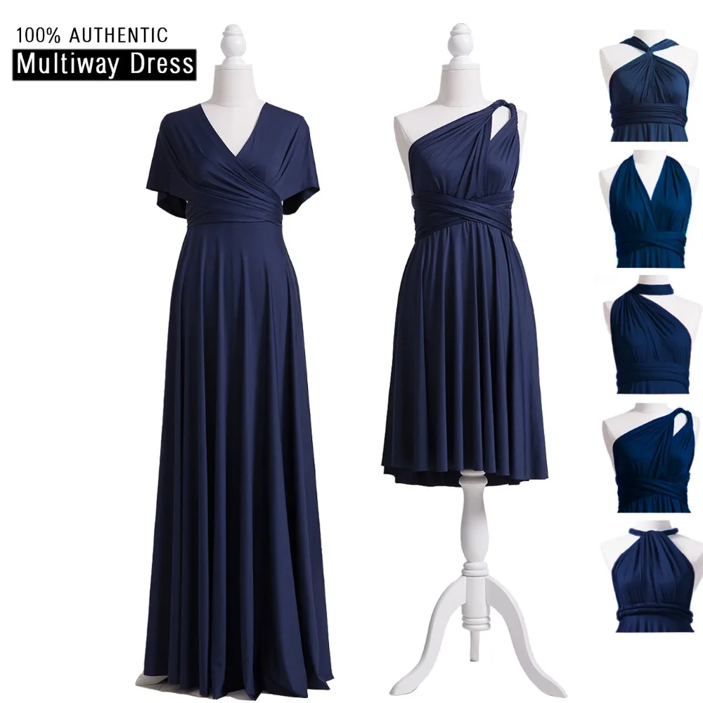navy infinity bridesmaid dress
