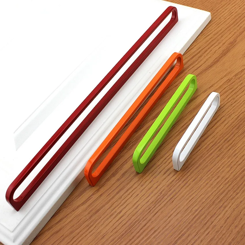 

3.65'' 5'' 7.56'' 12.6'' Colorful Dresser Drawer Knobs Pulls Handles Kitchen Cabinet Door Handle Knob White Green Orange Red