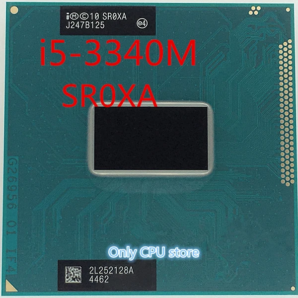 

free shipping Intel Core Dual-Core Mobile cpu processor i5-3340M I5 3340M 2.7GHz L3 3M Socket G2 / rPGA988B SR0XA Laptop