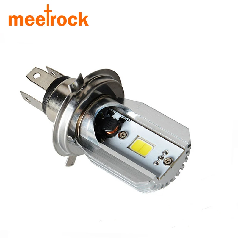 

2016 New H4 LED Hi/Lo Beam in Car Light Source 8W 1050LM 12V 6000K Motorcycle Headlight Bulbs Moped Scooter Motorbike Headlamp