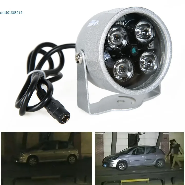 4LED инфракрасный ИК-светильник ночного видения 50 м для IP CCTV CCD камеры