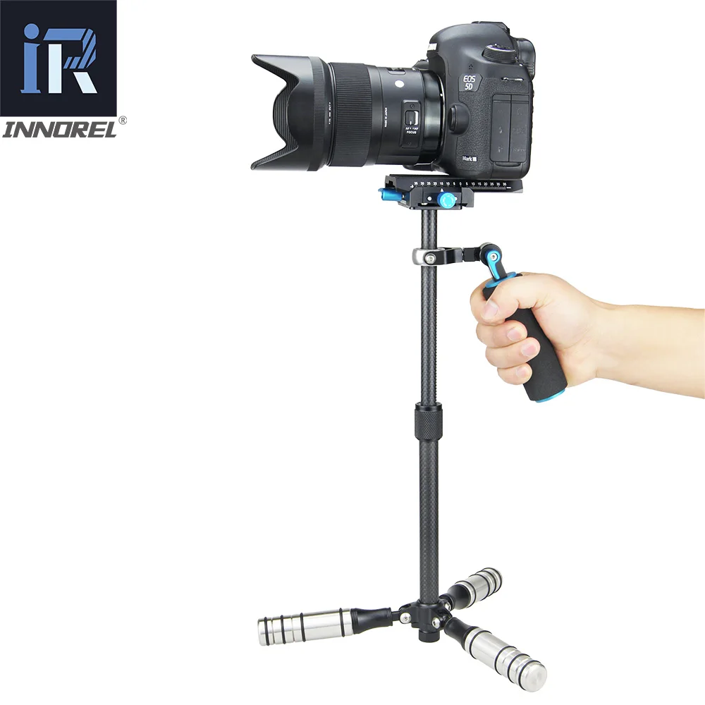 SP Мини Ручной Стабилизатор светильник вес углеродное волокно steadicam для DSLR видео камера DV светильник устойчивый cam высокое качество сборки