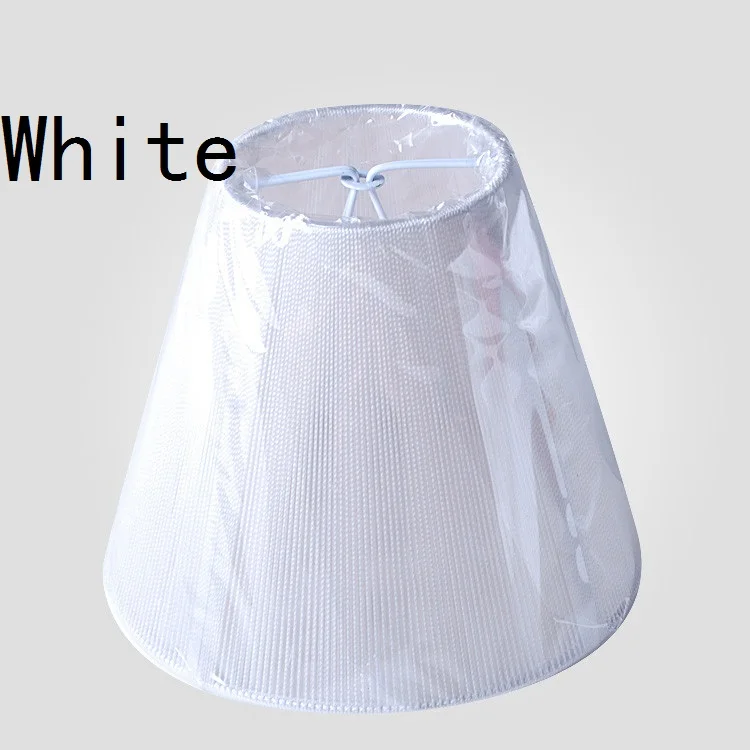 D14cm художественное украшение E14 хрустальная люстра настенная лампа абажур современная лампа крышка для люстры украшения дома абажуры - Цвет корпуса: white