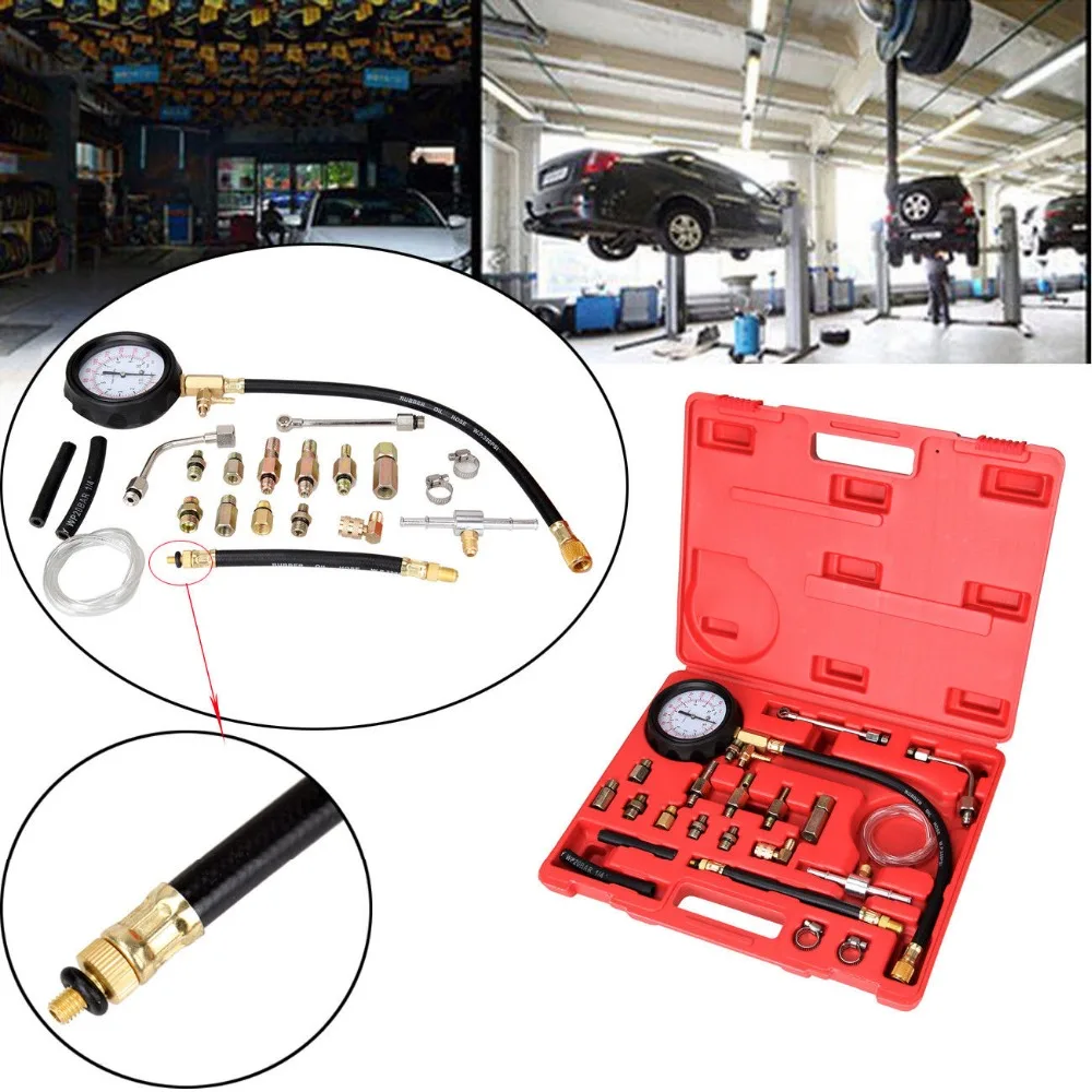 140 PSI 10 Bar Fuel Injection Pump Pressure Injector Tester Test