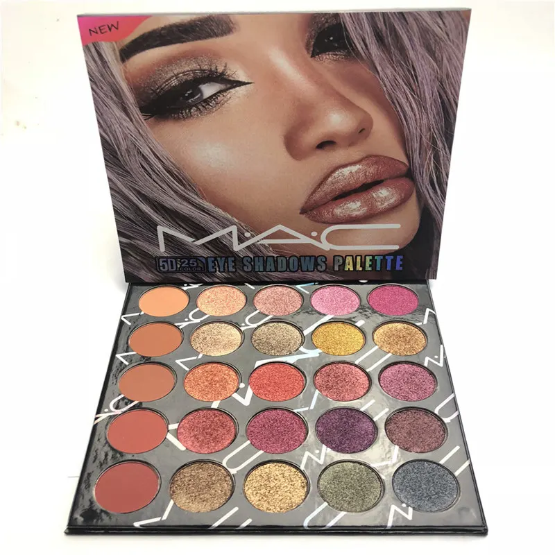 

Mac EyeShadow Palette 25 Colors Shimmer Matt Eye Shadow Powder Palette Matt Eyeshadow Cosmetic Makeup maquiagem paleta de sombra