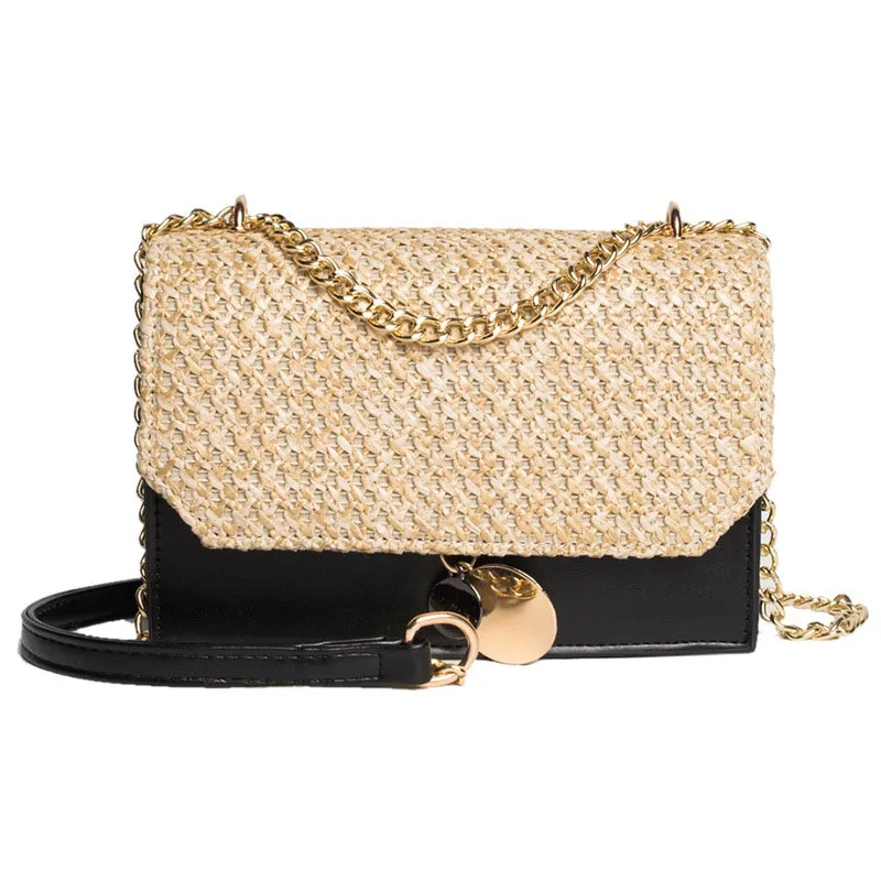 

Bags For Women 2019 PU Fashionable Personalized Shoulder Bag All-match Chic Chain Crossbody Bag