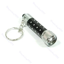 1Pc 5 Mini font b LED b font font b Flashlight b font Torch Key Chain