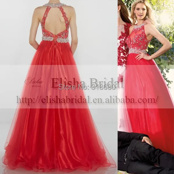 long gown back design