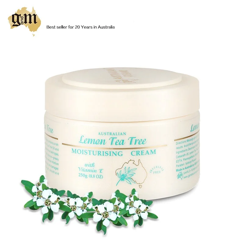 GM Lemon Tea Tree anti bacterial Moisturising Vitamin E Cream against