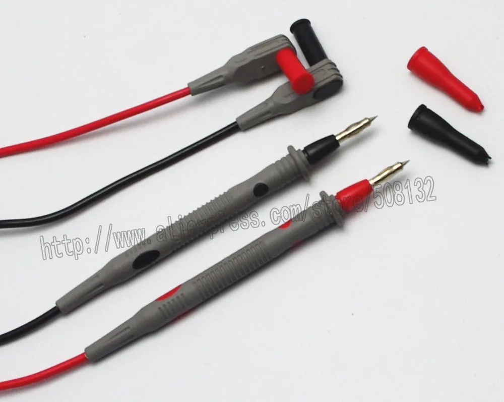 Изолированный набор тестовых наконечников для фонарей из ПВХ 4 мм угловой штекер