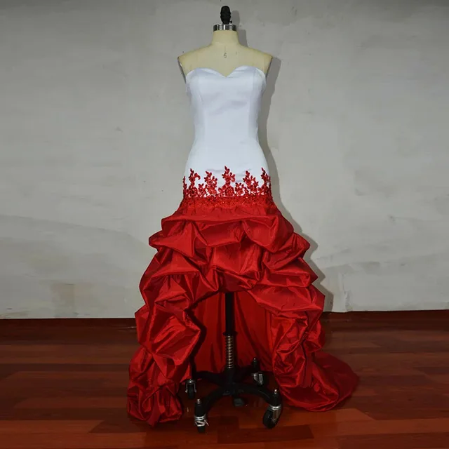 Red High Low Wedding Dresses