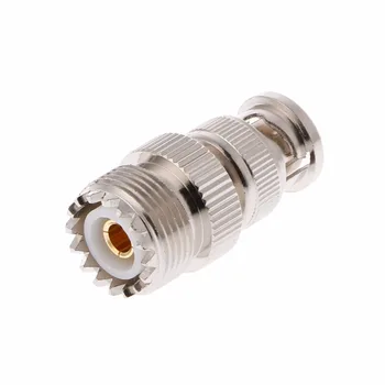 

BNC Male Plug To UHF SO239 PL-259 Female Jack RF Coaxial Adapter Cable Connector