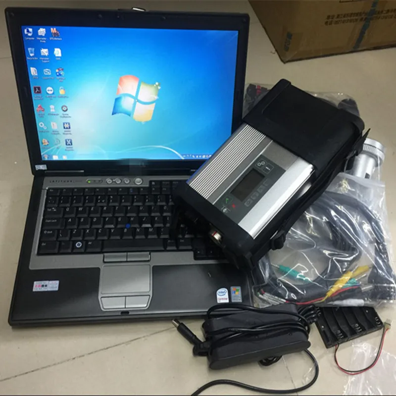 MB Star c5 Used computers D630 4G Laptop V2019.12 Software in 360GB SSD SD c5 car and truck diagnostic Tool Scanner for Mercedes