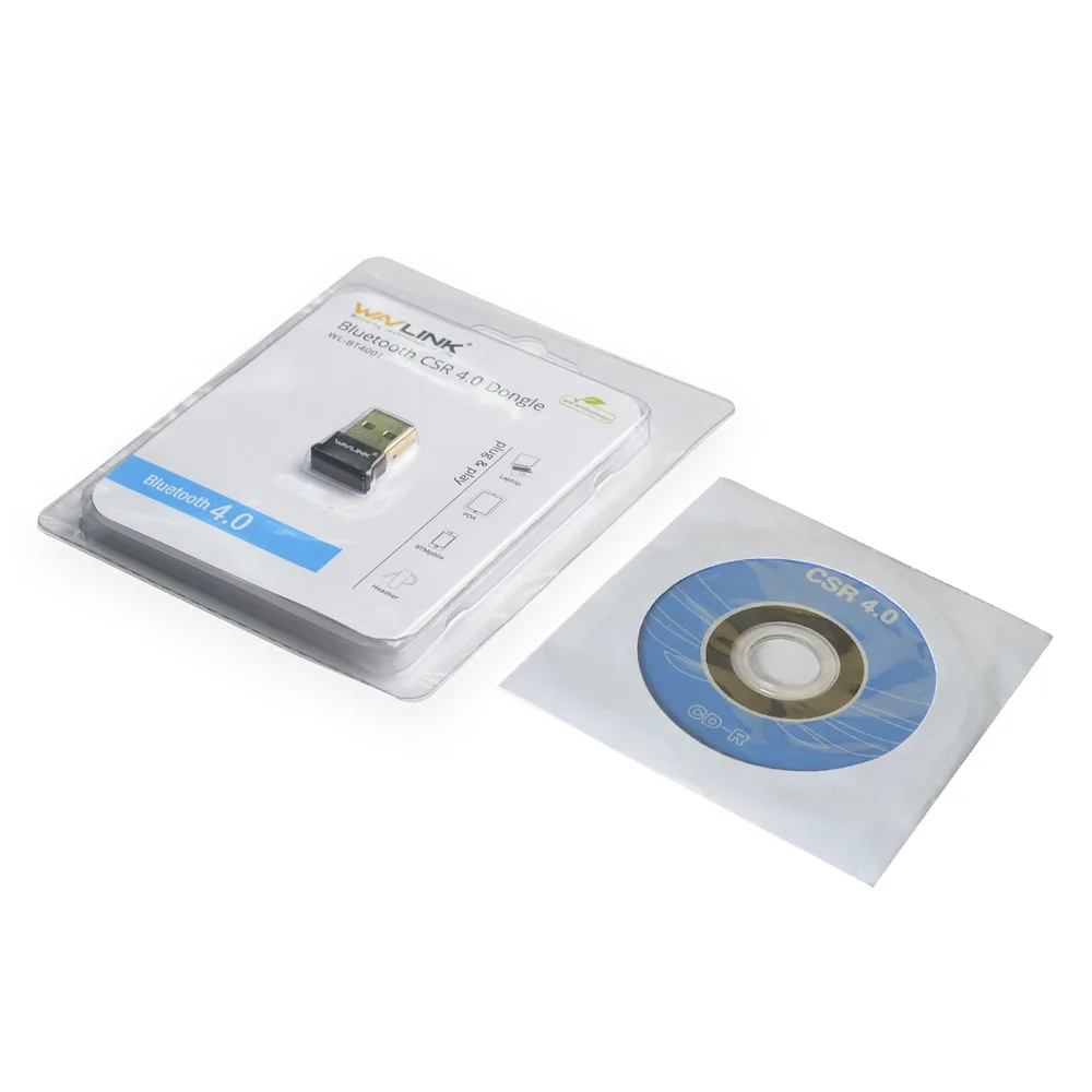 Wavlink Mini Usb Bluetooth адаптер V4.0 ключ Low Energy USB позолоченный Plug & Play микро для ПК ноутбук