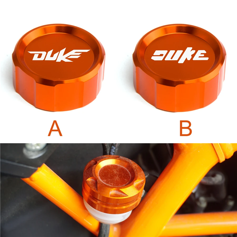 Motorcycle CNC Engine Rear Brake Fluid Reservoir Cap For KTM DUKE RC 125/200/390 Motorcycle CNC Engine Rear Brake Fluid Reservoir Cap For KTM DUKE RC 125/200/390