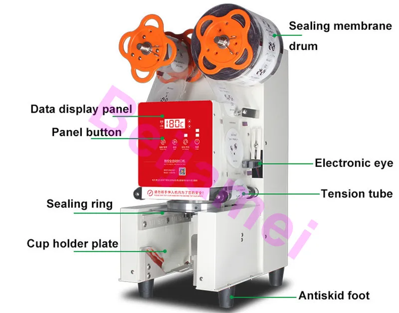 electric cup sealing