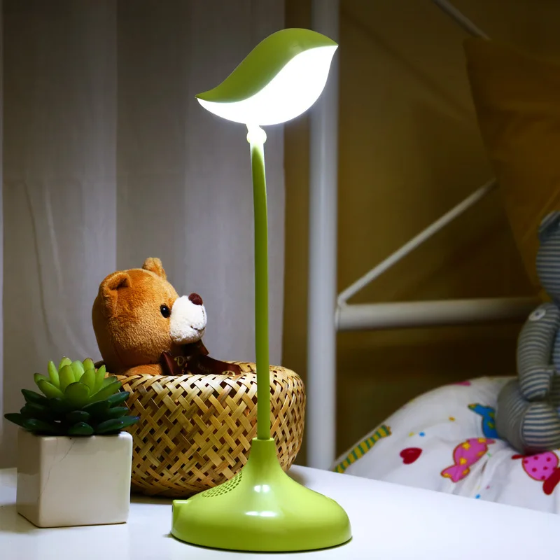 

Table Lamps Creative Lovely Bird Gift Reading Light Dimmable 360 Degree Adjustment With USB DC5V 500MA Lithium Battery