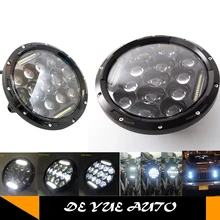 Хорошая новость! Нет расходы по доставке горячая распродажа " 85 Вт светодиодный круглый фонарь для Jeep 7 дюймов светодиодный фонарь Водонепроницаемый Лучшая цена