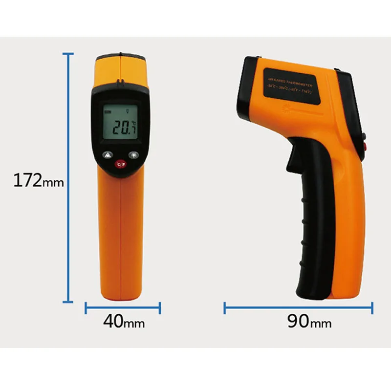 Цифровой инфракрасный термометр для измерения температуры GM320 инфракрасный термометр для измерения температуры цифровой наружной температуры инфракрасный лазерный термометр