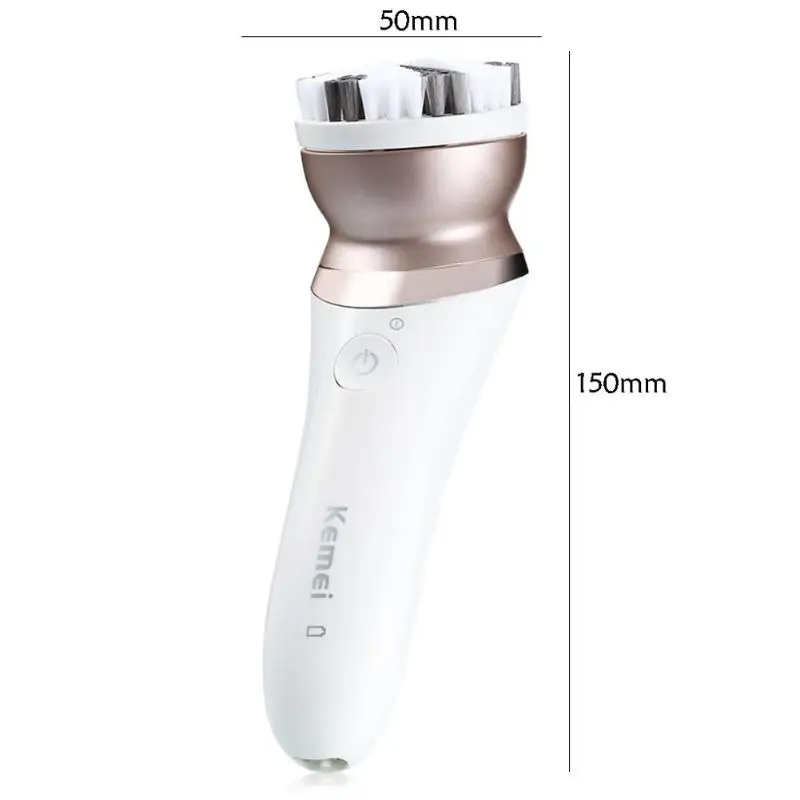 Kemei KM-8001 электрический эпилятор 5 в 1 перезаряжаемая Бритва для удаления волос Регулируемый прибор для бритья