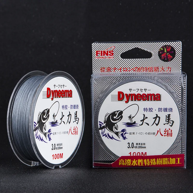 

Fishing Line Mainline 100M PE 8 Strands Strong Line Saltwater Finshing Lure Accessories