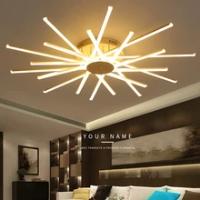 Новое поступление, современные светодиодные потолочные лампы для гостиной, спальни, столовой, кабинета, белого цвета, алюминиевый потолочный светильник, светильники