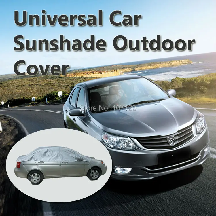 2015 High Quality universal Waterproof Half Car Covers Prevent PVC Snow