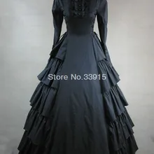 Костюм на Хэллоуин таинственный Готический викторианский костюм фестиваль Карнавал императрица длинное платье