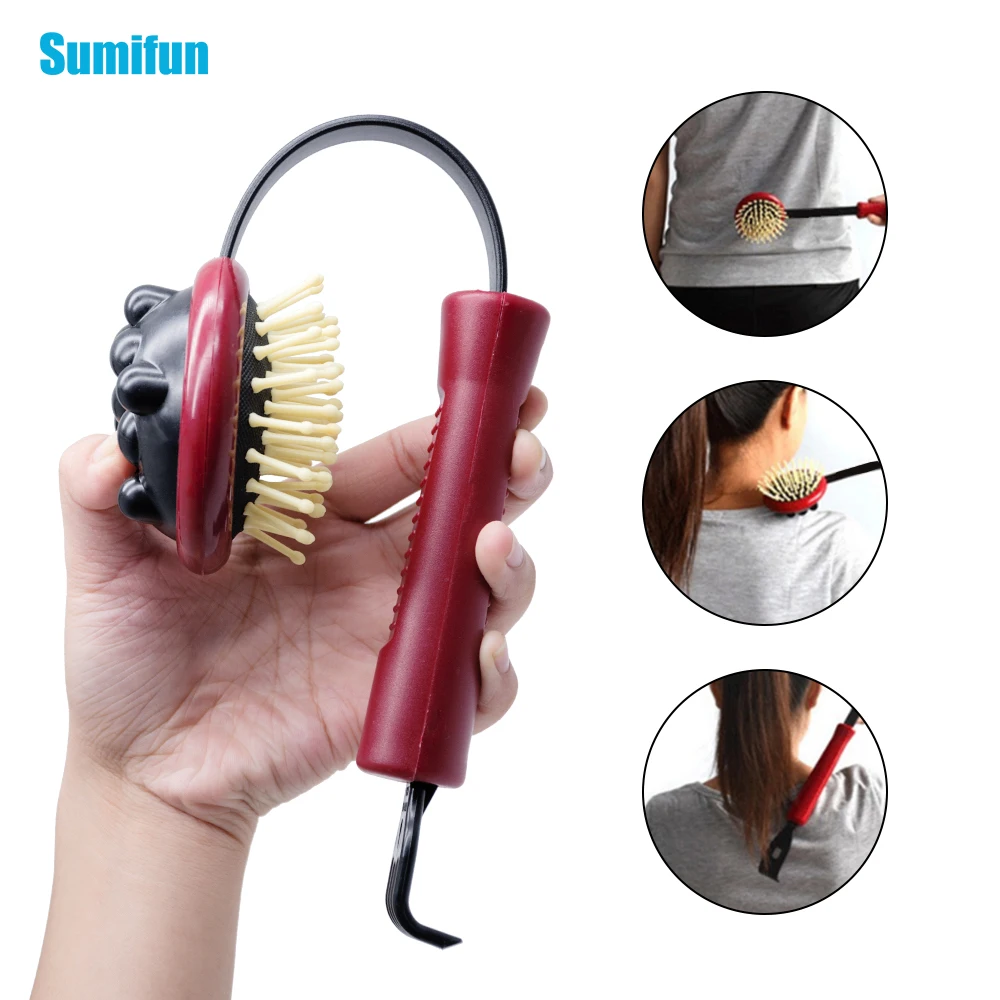 Body Massage Hammer Knock Back Head Massager Relaxing Plastic Wooden