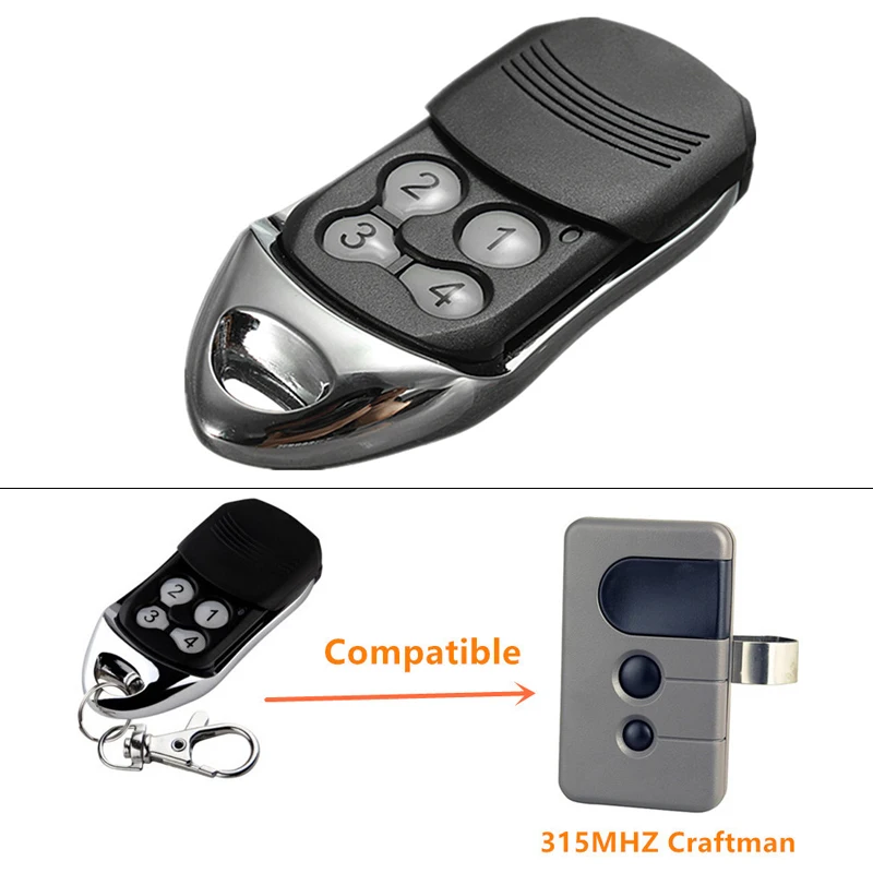 

315mhz Remote Control Garage Door Opener Anti-theft Compatible Craftman Transmitter LCC77