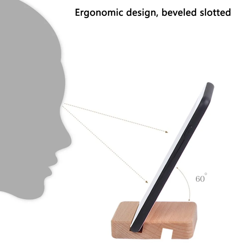2 типа деревянная подставка для мобильного телефона 8*6*2 см подставка для телефона для iPhone для samsung Pad Подставка для планшета настольная подставка для телефона